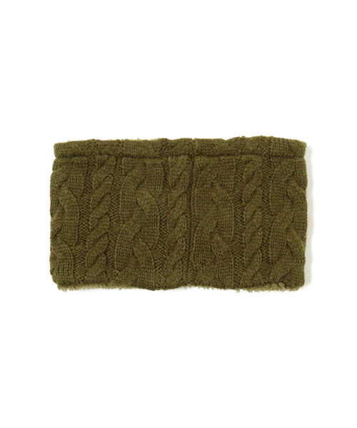 こども ビームス(コドモビームス)の「THE PARK SHOP / Knit Boy ネックウォーマー 21(ネックウォーマー/スヌード・キッズ・オリーブ/ネイビー/グレー/ブラック・56cm/52cm)」の8枚目の写真