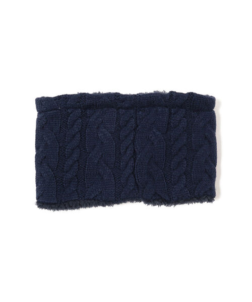 こども ビームス(コドモビームス)の「THE PARK SHOP / Knit Boy ネックウォーマー 21(ネックウォーマー/スヌード・キッズ・オリーブ/ネイビー/グレー/ブラック・56cm/52cm)」の6枚目の写真