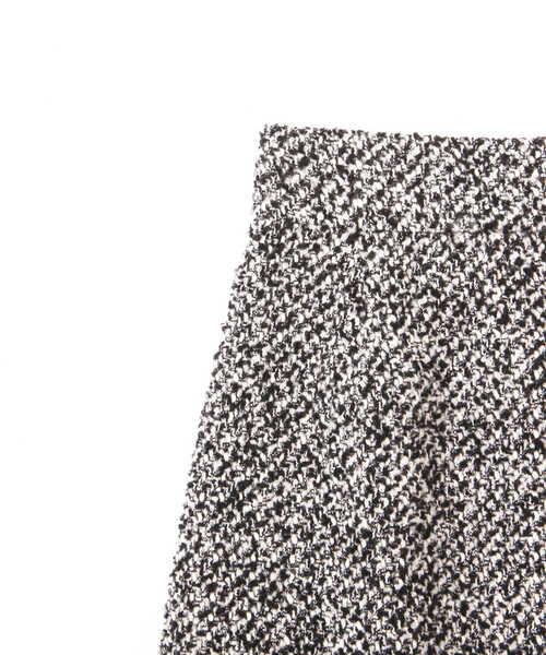 PROPORTION BODY DRESSING（プロポーションボディドレッシング）の「ループカルゼ台形ミニスカート / 1211220511（スカート・レディース・ブラック/ホワイト系その他/ブラック系その他・X-SMALL/SMALL/MEDIUM）」の15枚目の写真