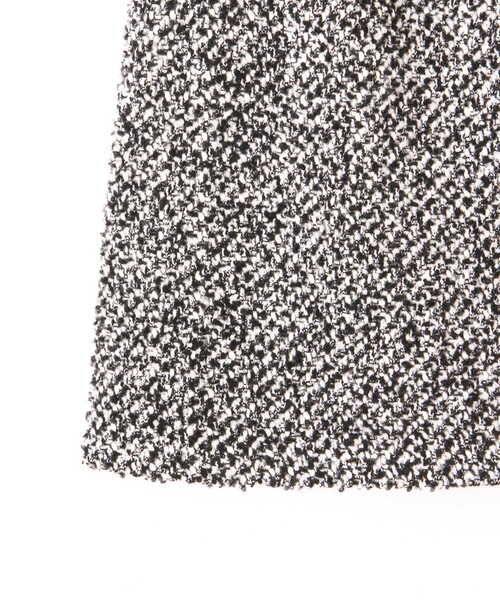 PROPORTION BODY DRESSING（プロポーションボディドレッシング）の「ループカルゼ台形ミニスカート / 1211220511（スカート・レディース・ブラック/ホワイト系その他/ブラック系その他・X-SMALL/SMALL/MEDIUM）」の16枚目の写真