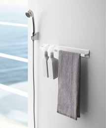 GEORGE'S(ジョージズ)のWEB限定 tower マグネットバスルームタオルハンガー ワイド ホワイト(バス/トイレグッズ)