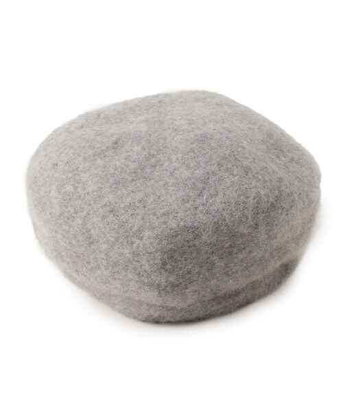 UNTITLED(アンタイトル)の「◆アンゴラニットベレー(ハンチング/ベレー帽・レディース・グレー/サンドベージュ・00)」の8枚目の写真