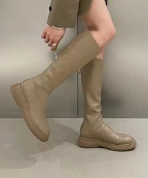 La-gemme | フェイクレザーロングブーツ(ブーツ)