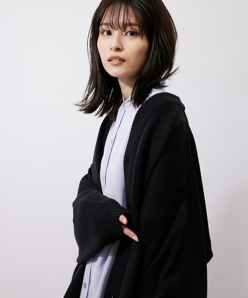 re_k by JUNRED（レクバイジュンレッド）の「re_k by JUNRED / バルーンスリーブBIGカーディガン（カーディガン/ボレロ・メンズ・モスグリーン/ブラウン/ブラック・S/M/L）」の19枚目の写真