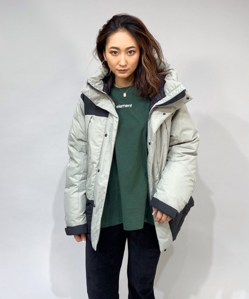 アイボリー ビッグシルエット ダウンジャケット ビッグシルエット」に該当するダウンジャケット/コート