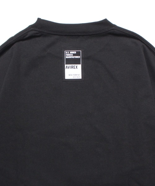 AVIREX（アヴィレックス）の「【WEB&DEPOT限定】ロングスリーブティーシャツ バーシティロゴ / L/S TEE VARSITY LOGO / アヴィレックス / AVIREX（Tシャツ/カットソー・メンズ・ライトグレー/ブラック/ダークグリーン/バーガンディー・MEDIUM/LARGE/X-LARGE/XX-LARGE）」の6枚目の写真