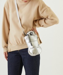 ROOTOTE×NISHIKAWA アップサイクルダウンルートート/ハンドウォーマー ミニトート フェザールー.ミトン.UpcycleｰA