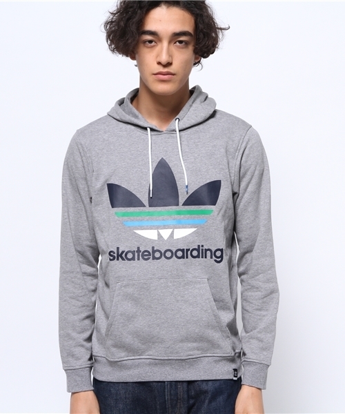 BEAMS（ビームス）の「adidas skateboarding / ADV HOODIE（パーカー・メンズ・グレー/ブラック・MEDIUM/SMALL/LARGE）」の9枚目の写真