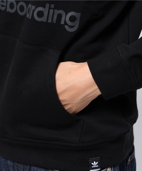 BEAMS（ビームス）の「adidas skateboarding / ADV HOODIE（パーカー・メンズ・グレー/ブラック・MEDIUM/SMALL/LARGE）」の11枚目の写真