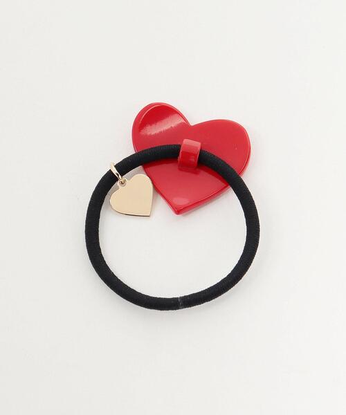 agnes b.（アニエスベー）の「WEB限定 ハートモチーフヘアゴム HA03－01（その他ヘアアクセサリー・レディース・レッド・FREE）」の3枚目の写真