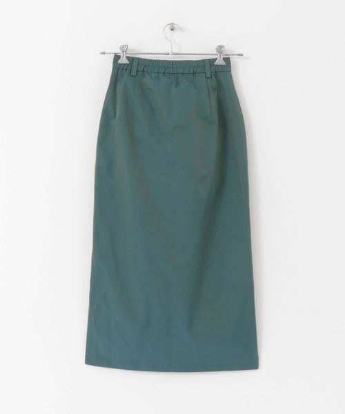 HEYUMM（ヘユム）の「シャンブレーナロータイトスカート（スカート・レディース・ベージュ/ピンク/グリーン・ONE）」の4枚目の写真