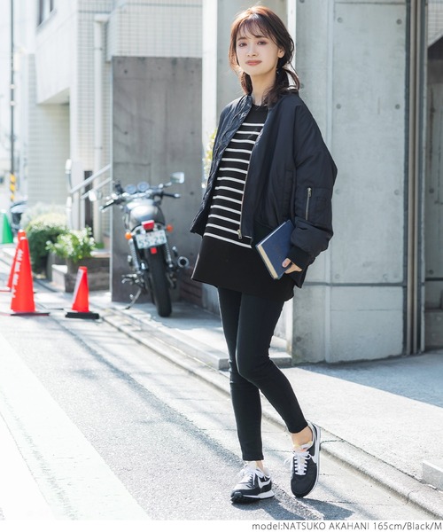 coca（coca）（コカ）の「【ユニセックス】ボーダーニットトップス（ニット/セーター・レディース・ホワイト/ブラック・M/L）」の16枚目の写真