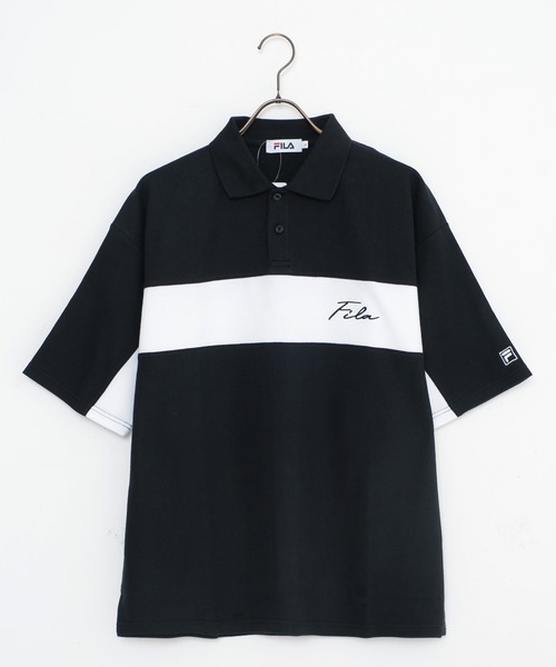 FILA/フィラ】WEB限定 別注 機能付き ワンポイント 筆記体刺繍