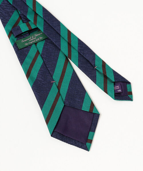 Seaward & Stearn × BEAMS F / 別注 ストライプ ネクタイ
