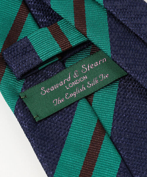 Seaward & Stearn × BEAMS F / 別注 ストライプ ネクタイ