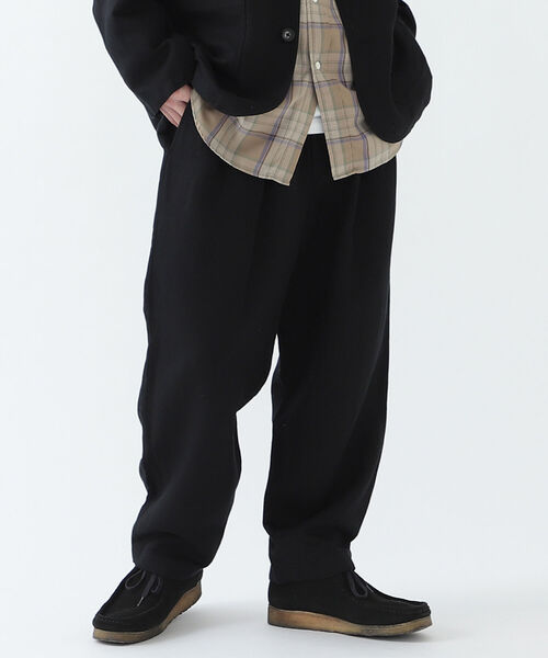 BEAMS（ビームス）の「BEAMS / リネン 2プリーツ アンクル（スラックス・メンズ・ブラック/ベージュ系その他・L/S/XL/M）」の20枚目の写真