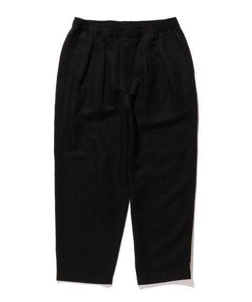 BEAMS（ビームス）の「BEAMS / リネン 2プリーツ アンクル（スラックス・メンズ・ブラック/ベージュ系その他・L/S/XL/M）」の5枚目の写真