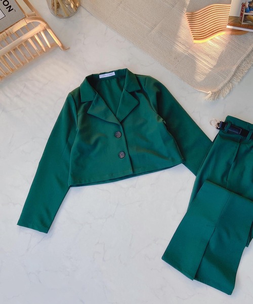 AS KNOW AS plus（アズノゥアズプラス）の「○SETも テーラード