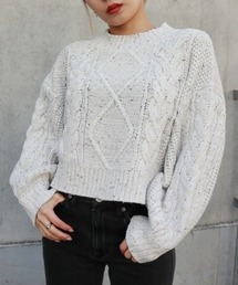 MIXケーブルクロップTOP