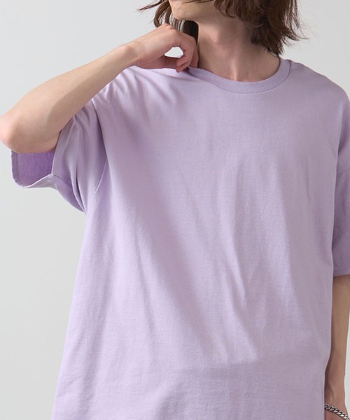 ギルダンビッグシルエットUSAオーバーサイズ無地半袖Tシャツ