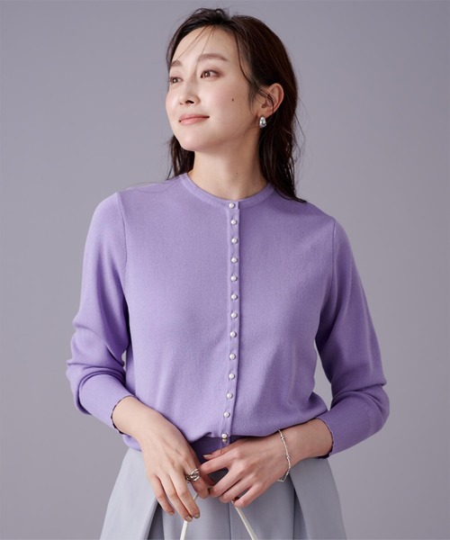 @さん専用ページ　ORO's-TWO（２ユニット）キングオローK152 2wayパール釦ニットカーディガン（カーディガン/ボレロ）｜ur's