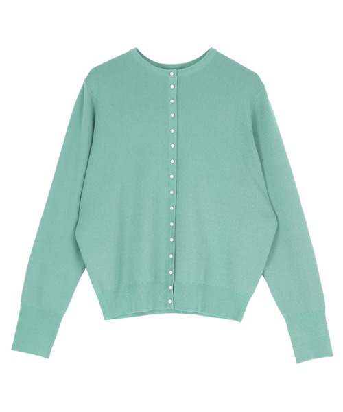 UR'S（ユアーズ）の「2wayパール釦ニットカーディガン（カーディガン/ボレロ・レディース・ネイビー/ブラック/ブルー/チャコール/パープル/グリーン/アイボリー/オレンジ/ホワイト/ホワイト系その他/キャメル/グレイッシュブルー/ラベンダー/ライトグレー/モカ/ブルー系その他・M/S/L）」の19枚目の写真