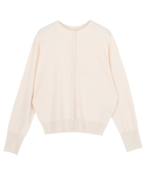 UR'S（ユアーズ）の「2wayパール釦ニットカーディガン（カーディガン/ボレロ・レディース・ネイビー/ブラック/ブルー/チャコール/パープル/グリーン/アイボリー/オレンジ/ホワイト/ホワイト系その他/キャメル/グレイッシュブルー/ラベンダー/ライトグレー/モカ/ブルー系その他・M/S/L）」の17枚目の写真