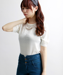 WEGO | WEGO/シースルー切替ニット(ニット/セーター)