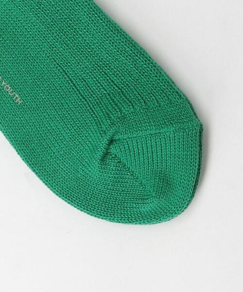 BEAUTY&YOUTH UNITED ARROWS（ビューティーアンドユースユナイテッドアローズ）の「BY リブ ソックス（ソックス/靴下・レディース・ホワイト/ピンク/ケリー・FREE）」の5枚目の写真