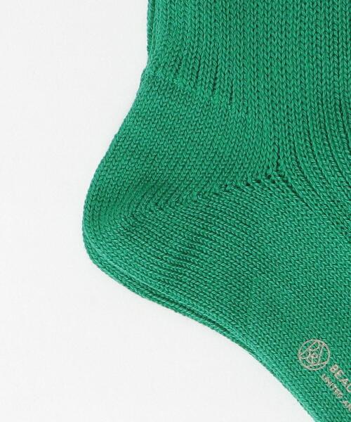 BEAUTY&YOUTH UNITED ARROWS（ビューティーアンドユースユナイテッドアローズ）の「BY リブ ソックス（ソックス/靴下・レディース・ホワイト/ピンク/ケリー・FREE）」の6枚目の写真