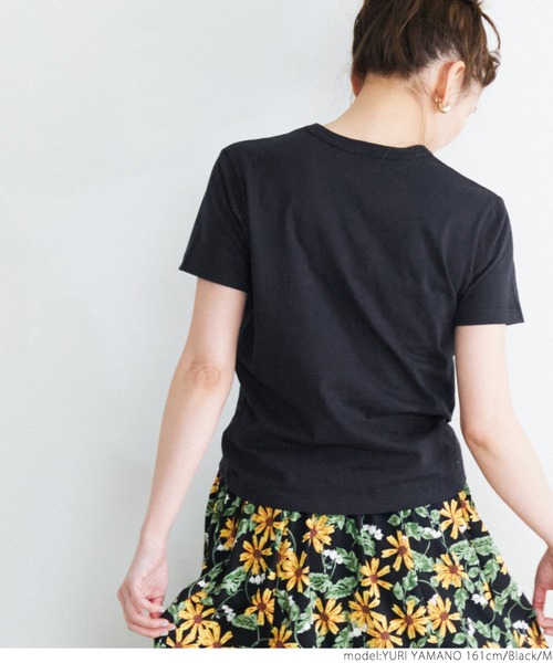 coca（coca）（コカ）の「USAセットインスリーブTシャツ（Tシャツ/カットソー・レディース・ホワイト/ブラック/ブルー・M/L）」の14枚目の写真