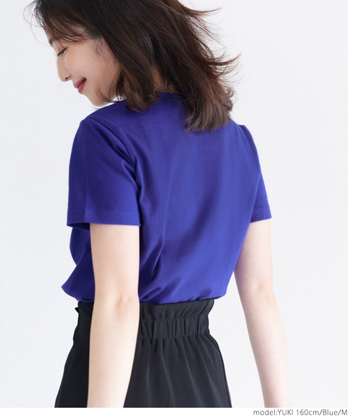 coca（coca）（コカ）の「USAセットインスリーブTシャツ（Tシャツ/カットソー・レディース・ホワイト/ブラック/ブルー・M/L）」の17枚目の写真