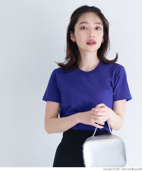 coca（coca）（コカ）の「USAセットインスリーブTシャツ（Tシャツ/カットソー・レディース・ホワイト/ブラック/ブルー・M/L）」の18枚目の写真