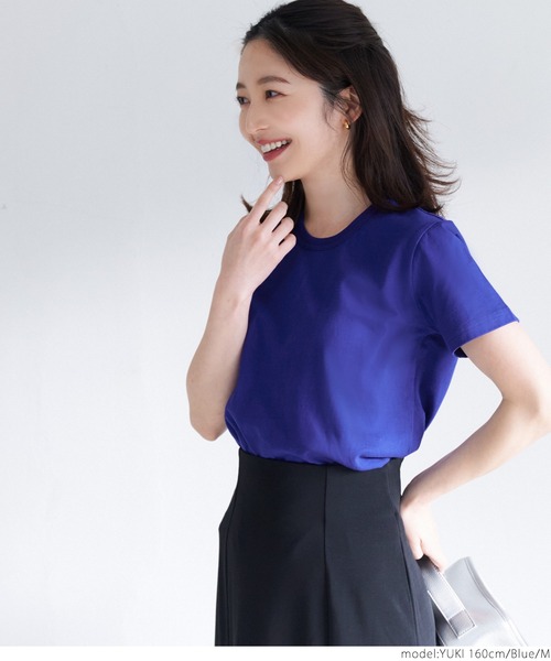 coca（coca）（コカ）の「USAセットインスリーブTシャツ（Tシャツ/カットソー・レディース・ホワイト/ブラック/ブルー・M/L）」の19枚目の写真