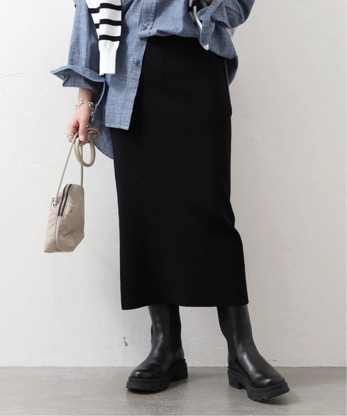 JOURNAL STANDARD(ジャーナルスタンダード)の「《追加》ソウバリニットタイトスカート◆3(スカート・レディース・ブラック・MEDIUM/SMALL)」の5枚目の写真