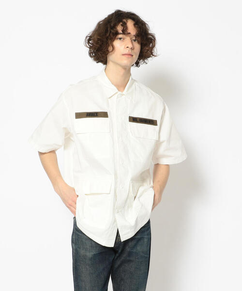 AVIREX(アヴィレックス)の「【MILITARY GARMENTS】半袖 バギーフィット B.D.U シャツ / S/S BAGGY FIT B.D.U SHIRT / アヴィレックス / ミリタリー ガーメンツ / AVIREX(シャツ/ブラウス・メンズ・ブラック/オリーブ/ホワイト・1/2/3)」の22枚目の写真