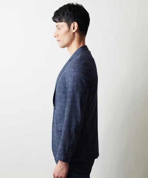 MICHEL KLEIN HOMME (ミッシェルクランオム)の「テーラードジャケット(テーラードジャケット・メンズ・ネイビー/グレー/ブルー・MEDIUM/LARGE/X-LARGE)」の7枚目の写真