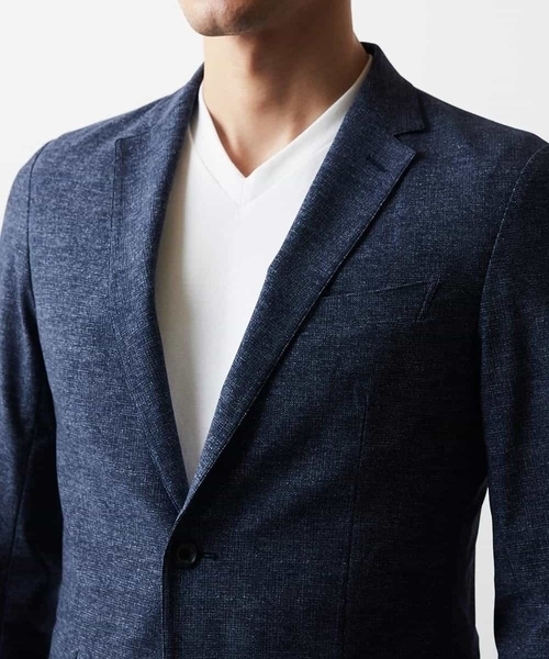 MICHEL KLEIN HOMME (ミッシェルクランオム)の「テーラードジャケット(テーラードジャケット・メンズ・ネイビー/グレー/ブルー・MEDIUM/LARGE/X-LARGE)」の9枚目の写真