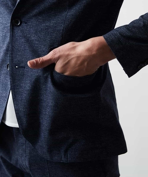 MICHEL KLEIN HOMME (ミッシェルクランオム)の「テーラードジャケット(テーラードジャケット・メンズ・ネイビー/グレー/ブルー・MEDIUM/LARGE/X-LARGE)」の11枚目の写真