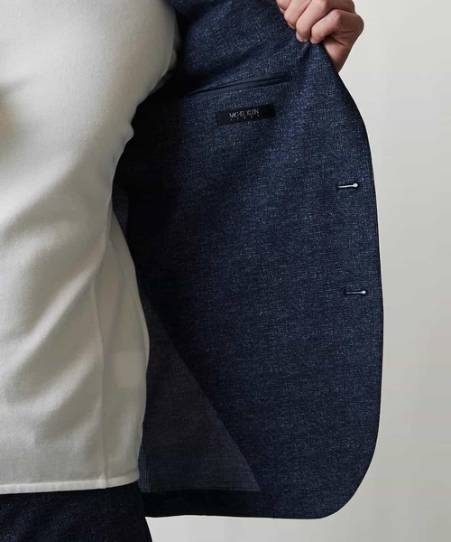 MICHEL KLEIN HOMME (ミッシェルクランオム)の「テーラードジャケット(テーラードジャケット・メンズ・ネイビー/グレー/ブルー・MEDIUM/LARGE/X-LARGE)」の14枚目の写真