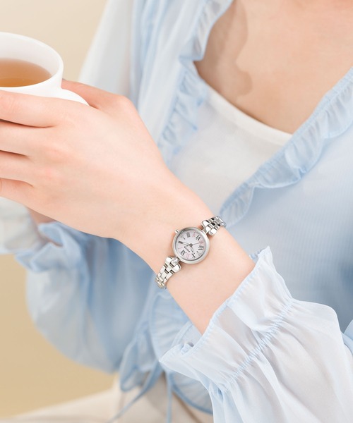 Wicca 腕時計 ウィッカ アナログ腕時計 Wicca ウィッカ のファッション ティアラスターコレクション アナログ腕時計 ソーラー