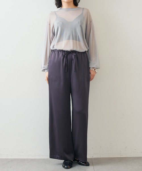 Whim Gazette（ウィムガゼット）の「サテンドロストパンツ