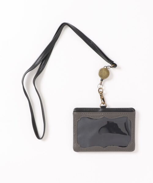 axes femme（アクシーズファム）の「バラ刺繍パスケース（パスケース・レディース・ブラック/ピンク/ブルー・MEDIUM）」の4枚目の写真