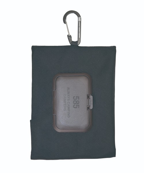 entre square(アントレスクエアー)の「bcl/585 ウェットティッシュケース カラビナ付 トラベル ポータブル(アウトドアグッズ・レディース・ブラック/ブラウン/カーキ・ONE SIZE)」の4枚目の写真