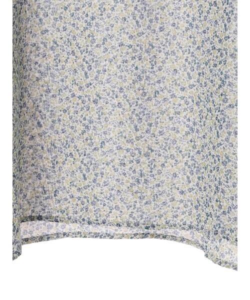 Green　Parks（グリーンパークス）の「小花柄シフォンフリルブラウス（シャツ/ブラウス・レディース・オレンジ/ブルー・FREE）」の15枚目の写真