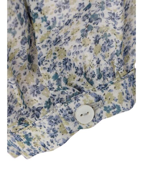 Green　Parks（グリーンパークス）の「小花柄シフォンフリルブラウス（シャツ/ブラウス・レディース・オレンジ/ブルー・FREE）」の19枚目の写真