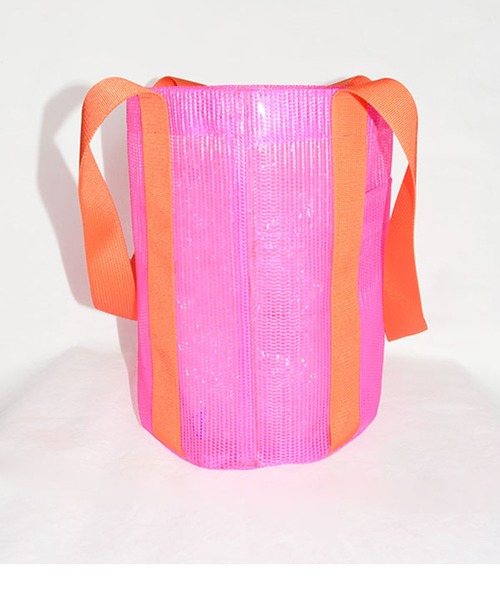 Bonjour Girl(ボンジュールガール)の「【Planforotherday/プラン・フォー・アザーデイ】SWIMMER Bag スウィマートートバッグ(トートバッグ・レディース・ピンク/ブルー・FREE)」の8枚目の写真