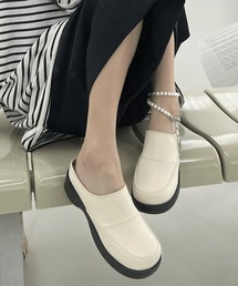 minsobi（ミンソビ）の「厚底ローファーサボ（サンダル）」