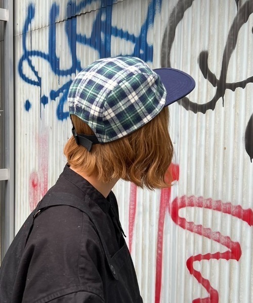 CPCM（シーピーシーエム）の「WEB限定/Shizukuコラボジェットキャップ（キャップ・メンズ・ネイビー/カーキ・FREE）」の6枚目の写真