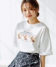 コラボフォトプリントショートTシャツ 294679
